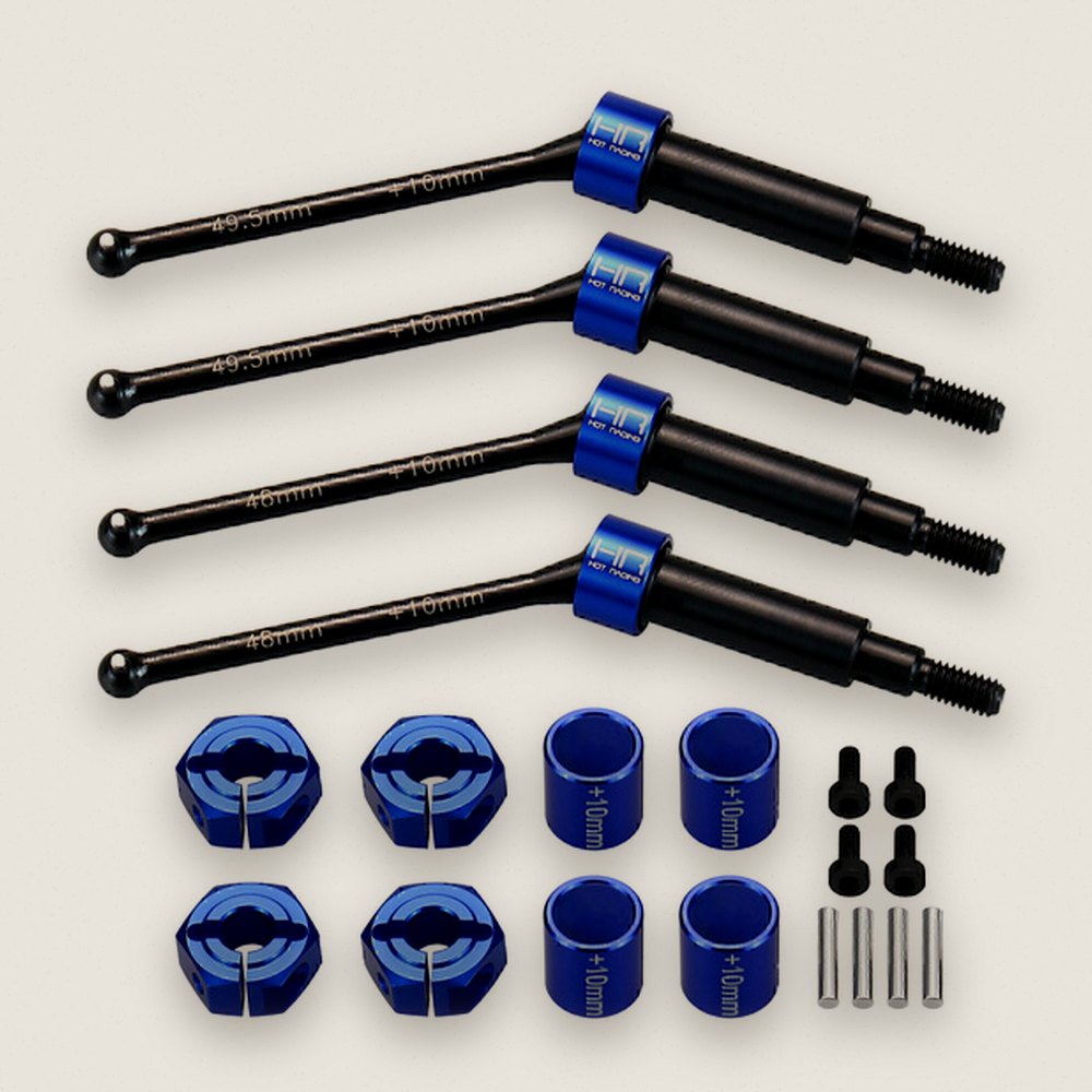 Universal CVD Axles, Steel +10mm Drive Set for Grom MT - Hot Racing