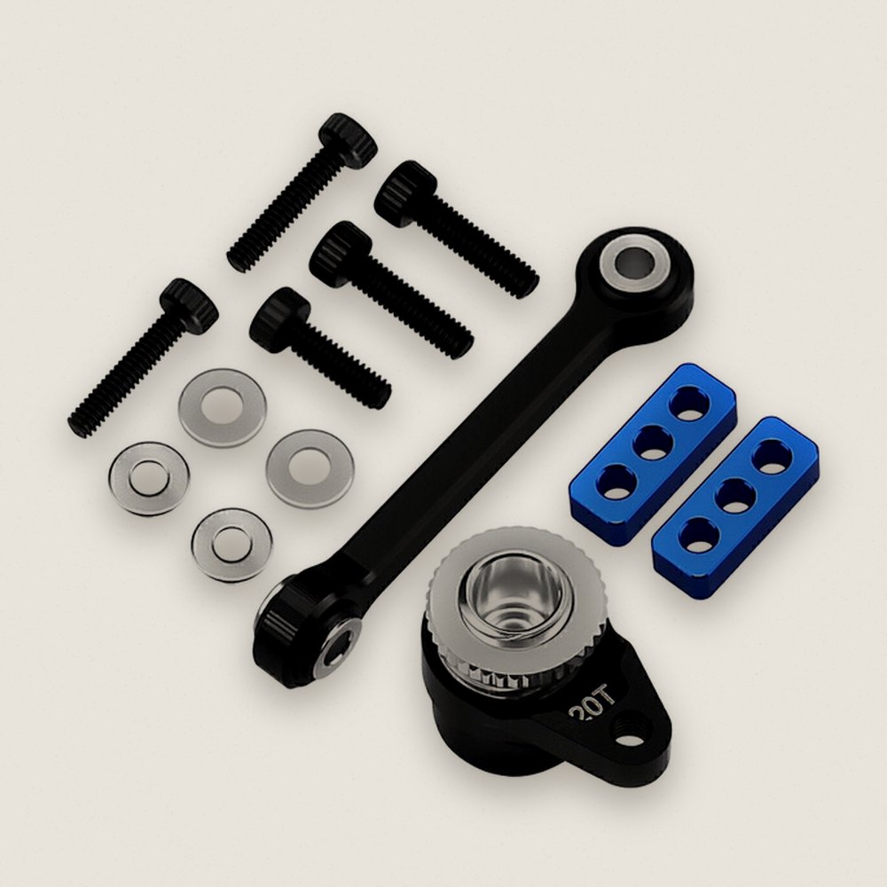 Servo Saver, CNC T6 20T for Grom MT - Hot Racing