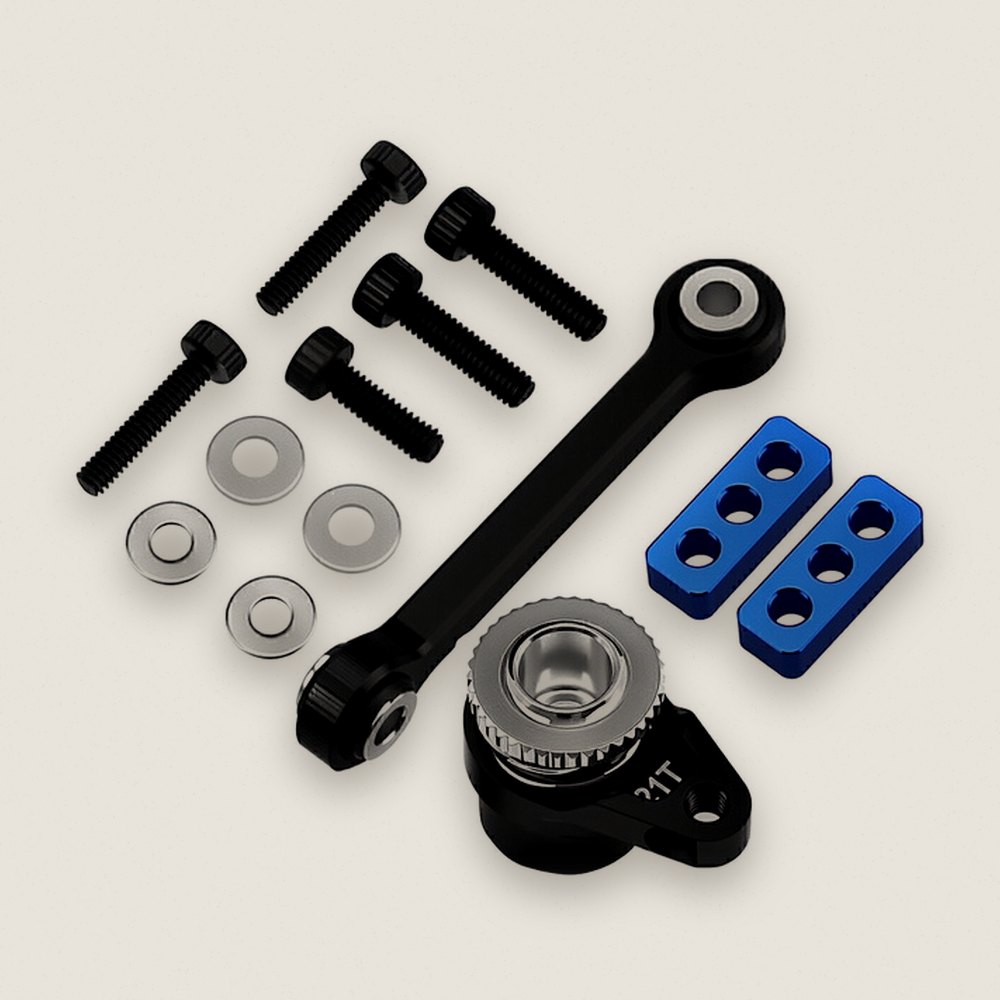 Servo Saver, CNC T6 21T Savox (SH-0265MG) for Grom MT - Hot Racing