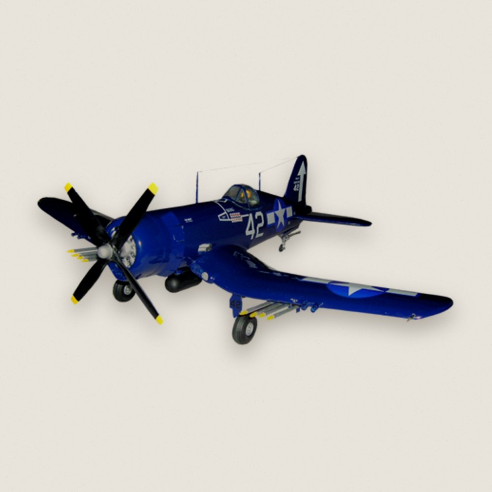 Model Airplane Kit, Vought F4u-4 Corsair - Guillows