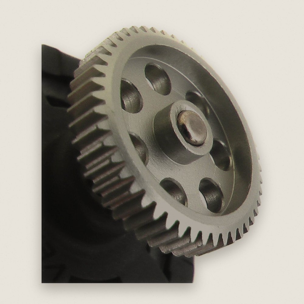 Pinion Gear, 48-Tooth 64 Pitch Hard-Anodized Aluminum - Hot Racing