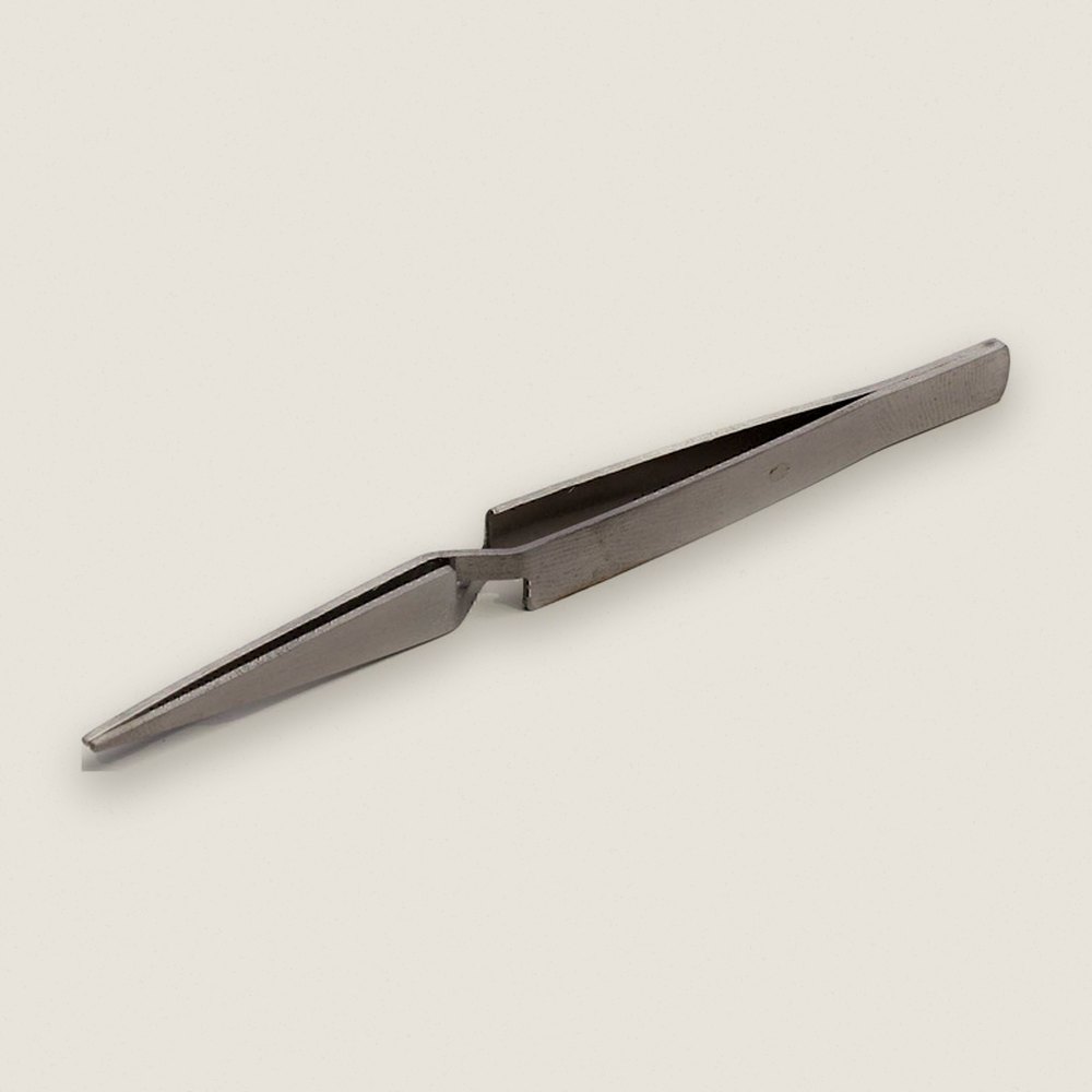 Straight Tweezers, 4.7 Inch Cross-Lock - Hobby Essentials