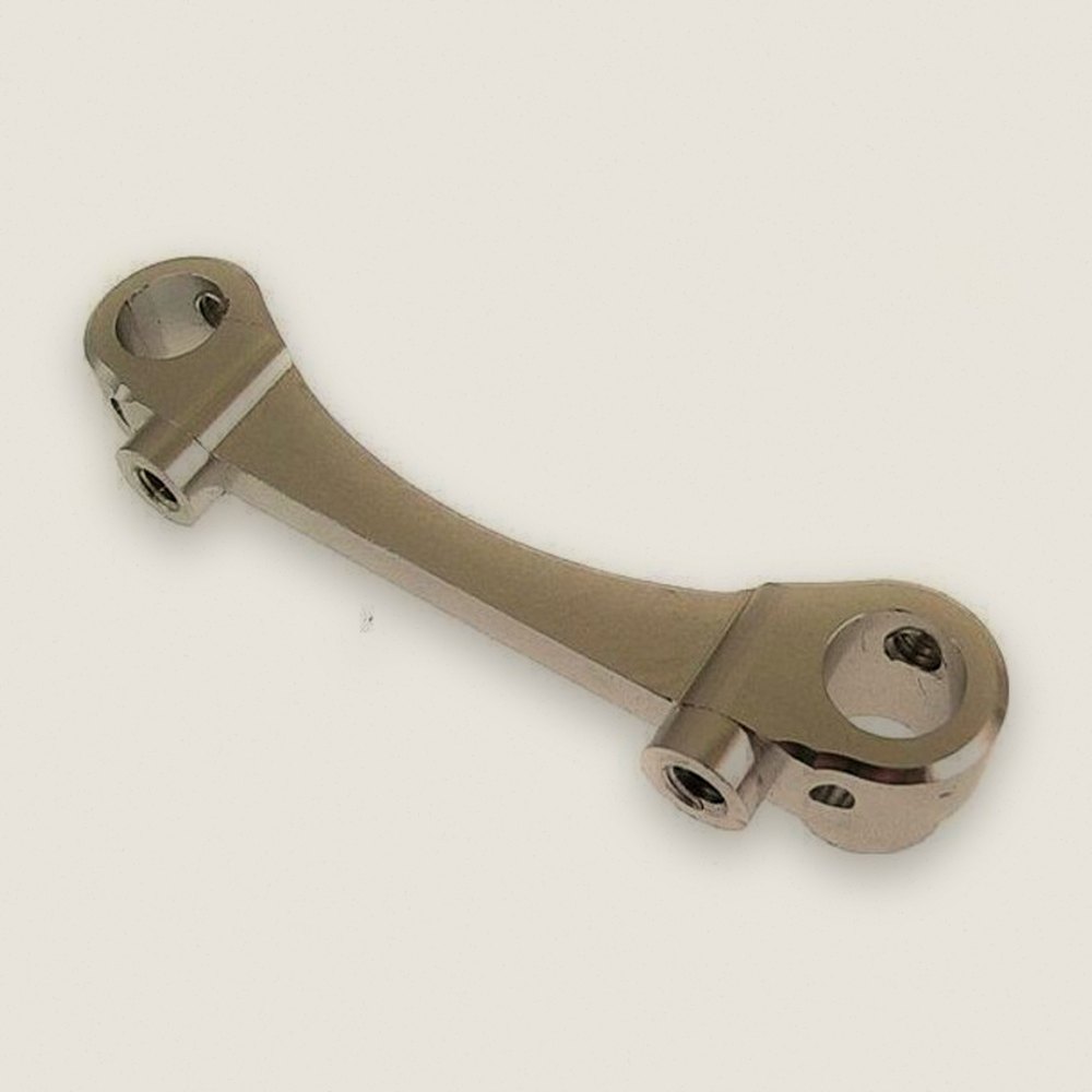 Body Post Mount, Silver Aluminum for HPI Hellfire - Hot Racing