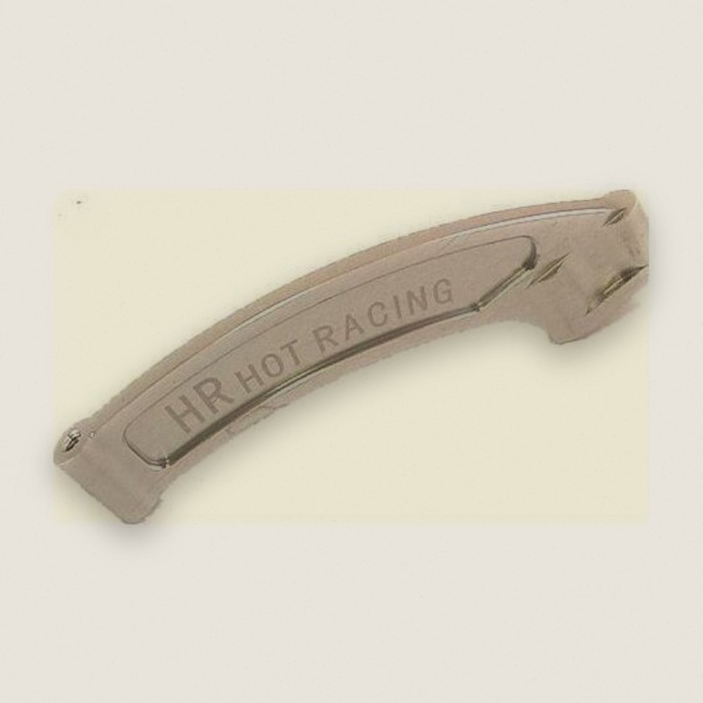 Center Chassis Brace, Silver Aluminum for HPI Hellfire - Hot Racing