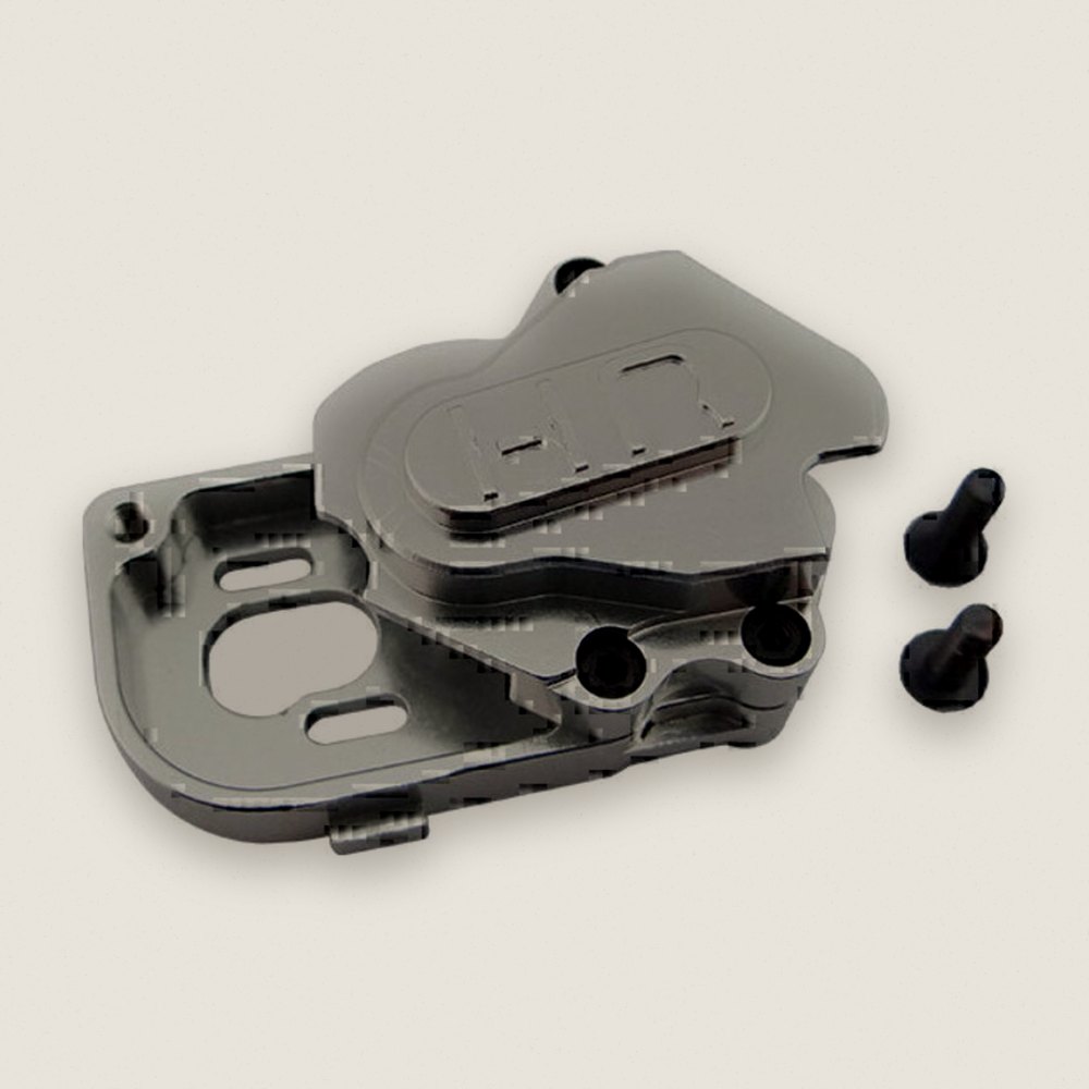Main Gear Box, Silver Aluminum - Hot Racing