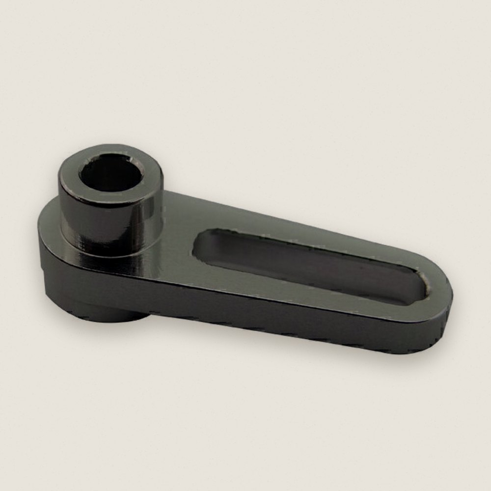 Steering Arm, Aluminum in Silver - Hot Racing