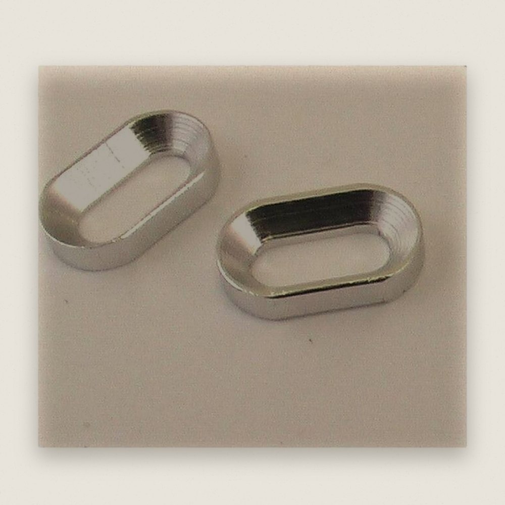 Motor Mount Oval Washer, Silver - Hot Racing