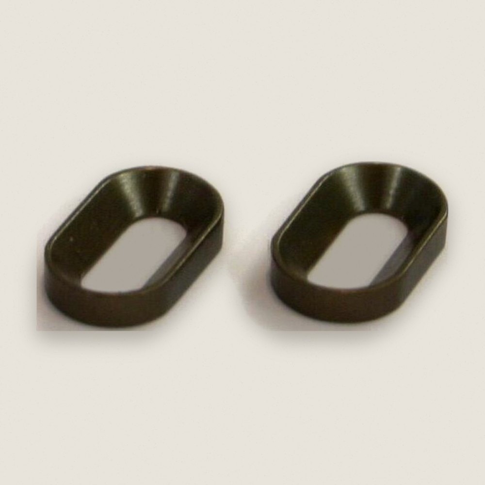 Motor Mount Washer, Titanium Gold Aluminum - Hot Racing