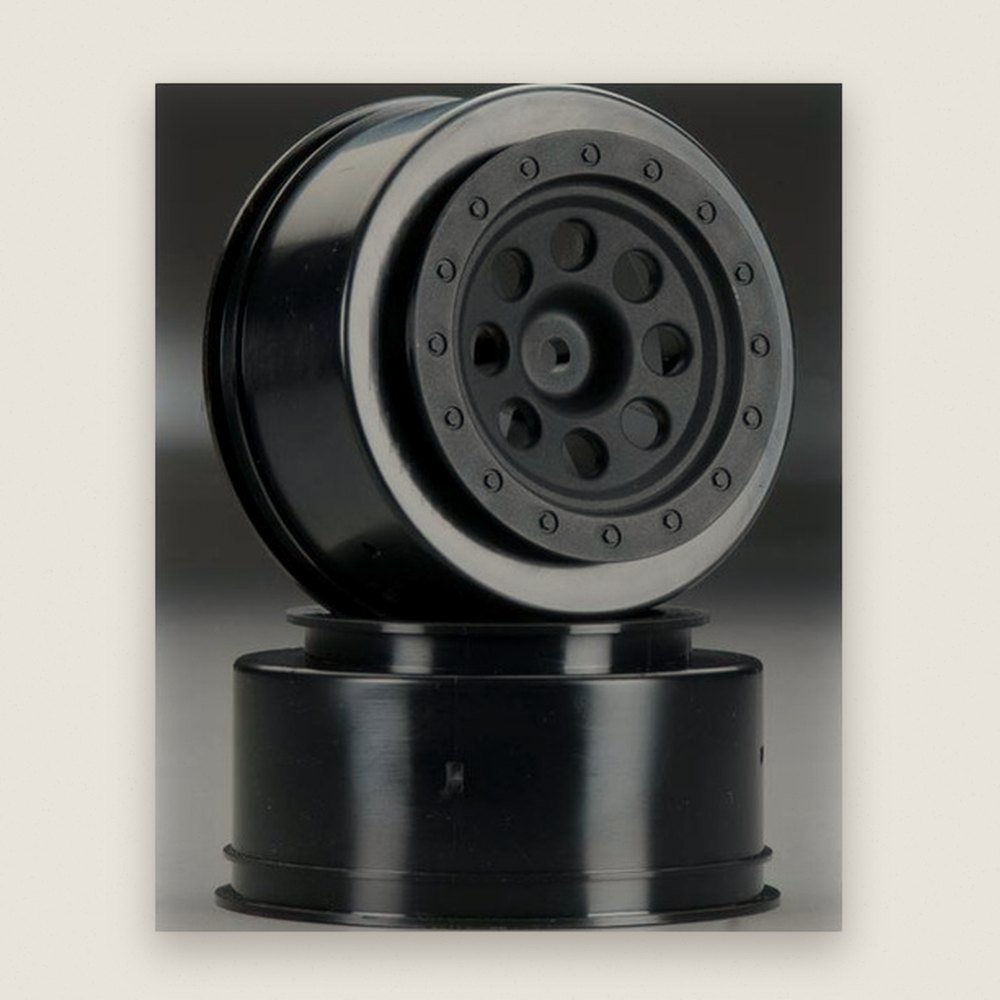 MK.8 V2 Wheels, Black, 4.5mm Offset (2) - HPI