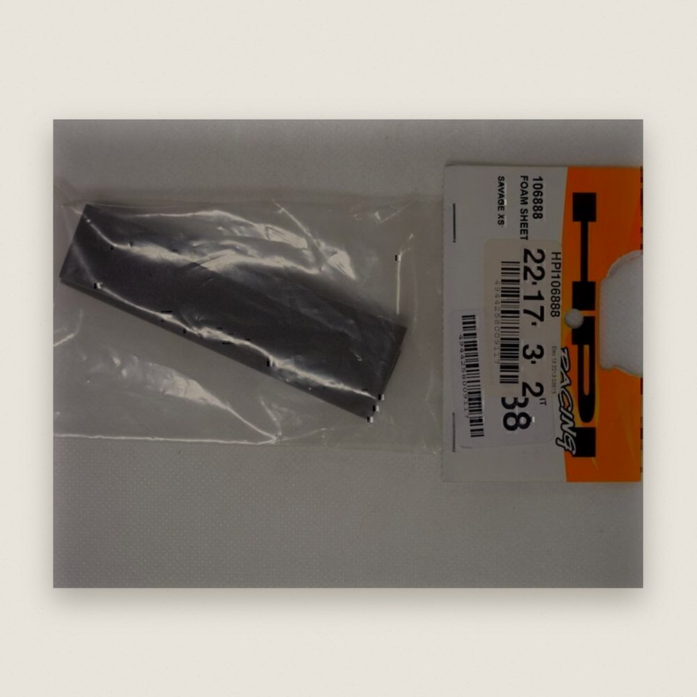 Foam Sheet, 5x25x110mm (2) - HPI