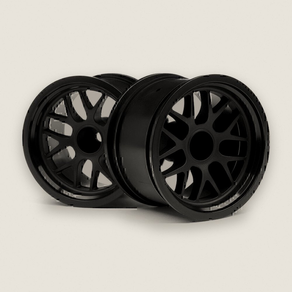 Spoke Wheels, BBS Black 48x34mm 14mm Offset (2) - HPI