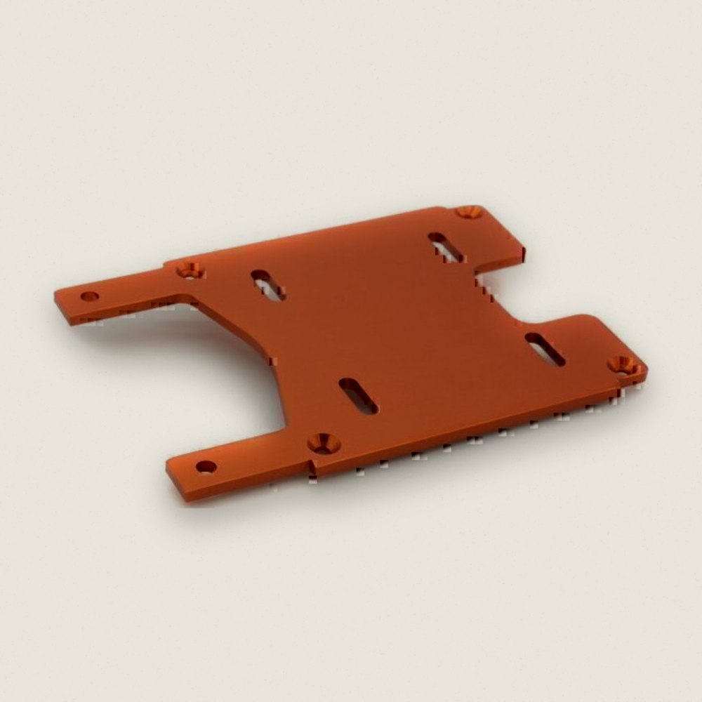 Motor Plate, 3.0mm, Orange - HPI