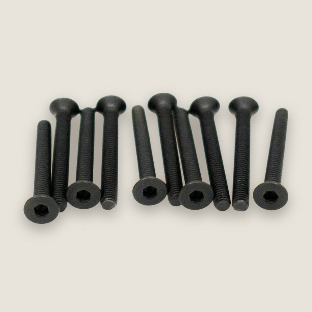 Flat Head Screws, M3x25mm Hex Socket, 10 Pieces - HPI