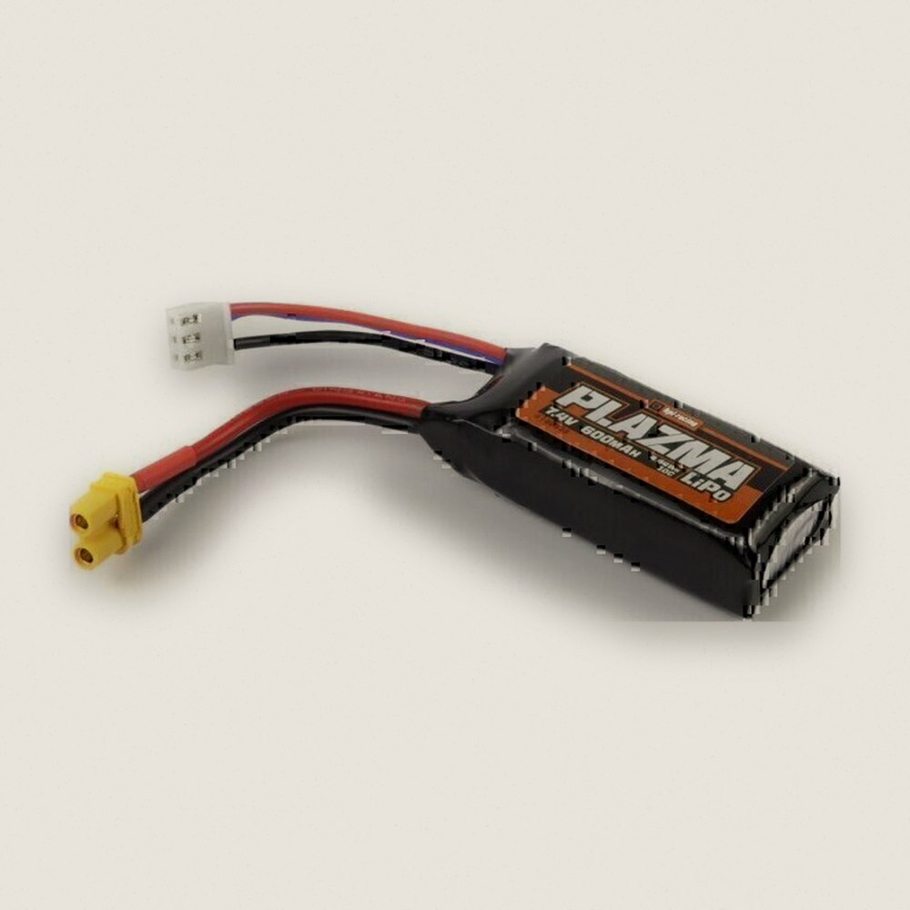 Battery Pack, Plazma 7.4v 600mah 10c LiPo, for Venture18 - HPI