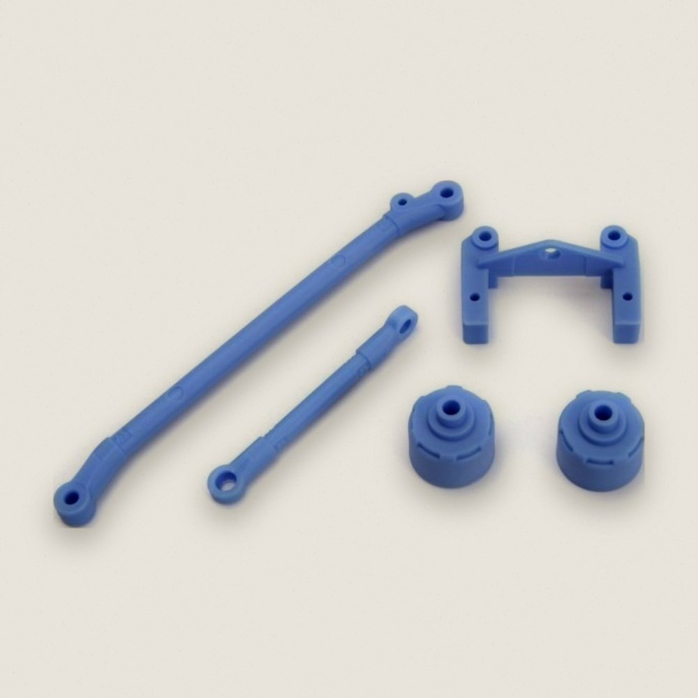 Steering Link and Diff Case Set for Mini King Flux Big Kahuna Bronco 4400 - HPI