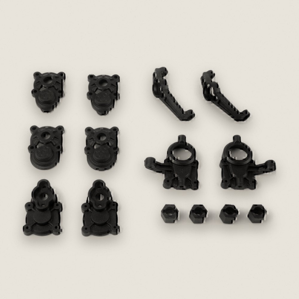 Plastic Portal Axle Parts Set - HPI