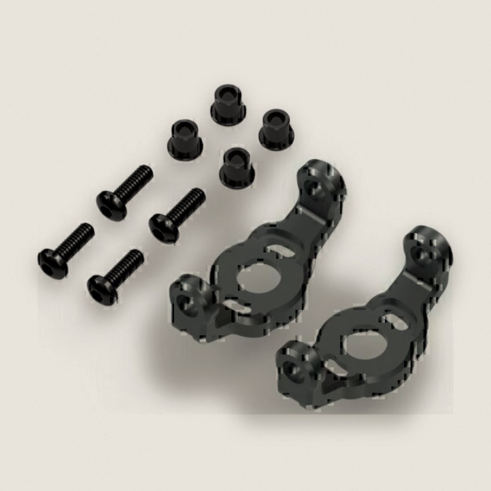 C-Hub Set, Aluminum Gunmetal for Venture18 - HPI