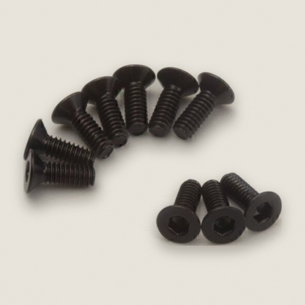 Flat Head Screws M2x6mm, Hex Socket, 10pcs for Mini King Flux Big Kahuna Bronco 4400 - HPI