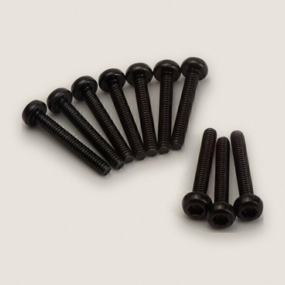 Button Head Screws M1.7x12mm, Hex Socket, 10pcs for Mini King Flux Big Kahuna Bronco 4400 - HPI