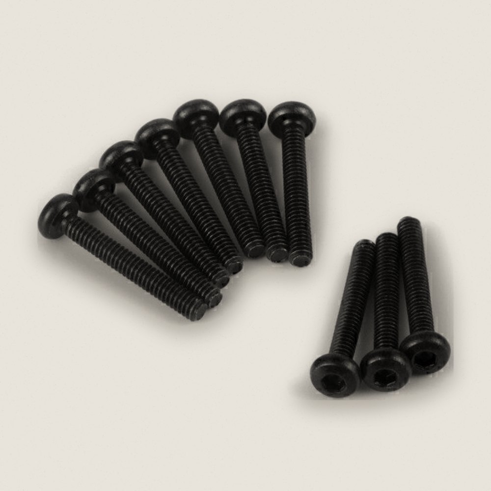 Button Head Screws M2x14mm, Hex Socket, 10pcs for Mini King Flux Big Kahuna Bronco 4400 - HPI