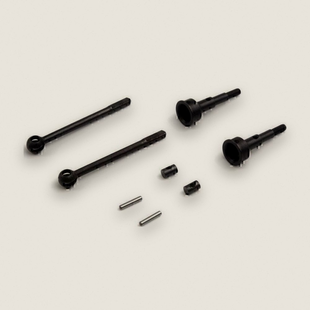Front Drive Shaft Set, CVD, +4mm - HPI