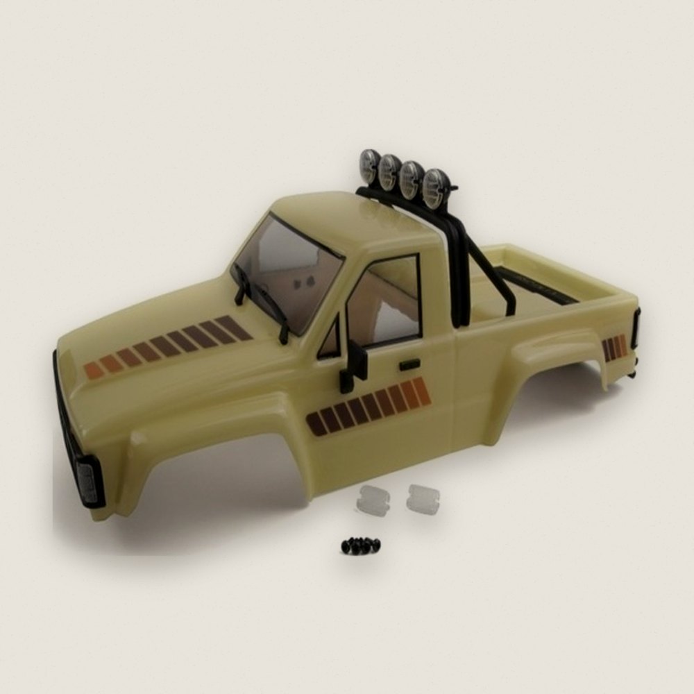 Painted Body for Toyota Hilux Sr5, Creme - HPI