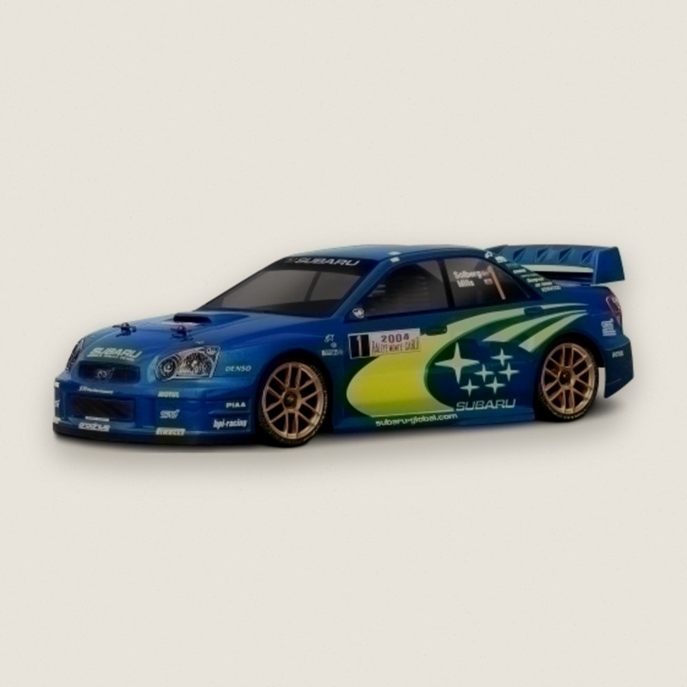 Clear Body, 190mm, for Subaru Impreza WRC 2004 - HPI
