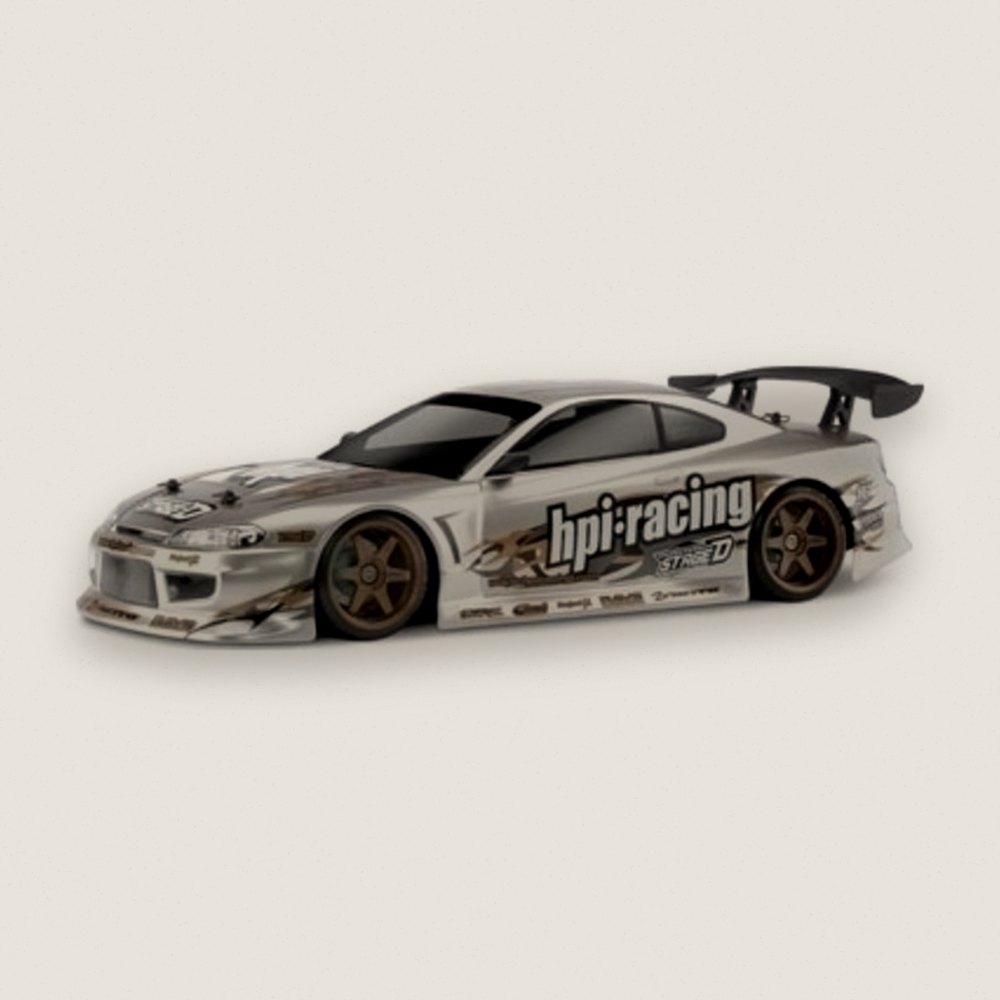 Clear Body Shell, 200mm, for Nissan Silvia S15 - HPI