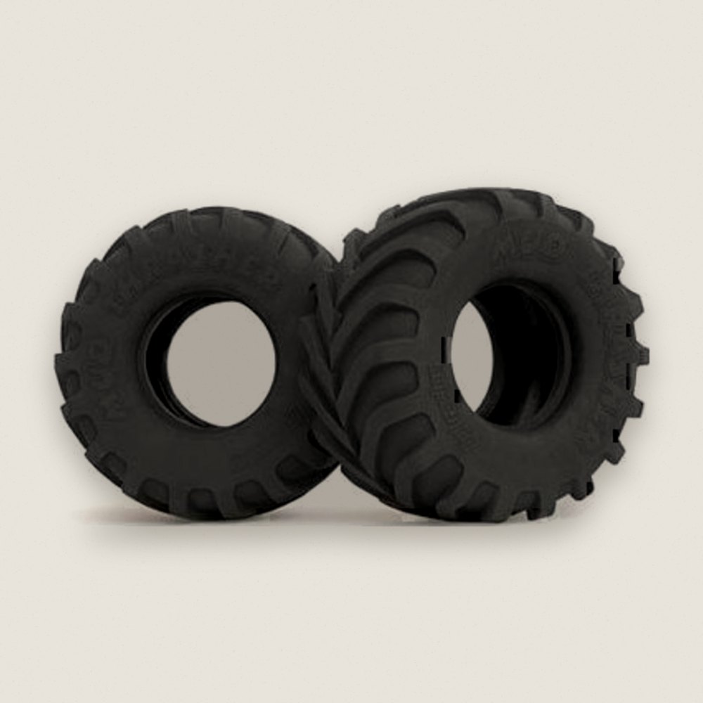 Tires, Wheely King Mud Thrasher 135x73mm (2) - HPI