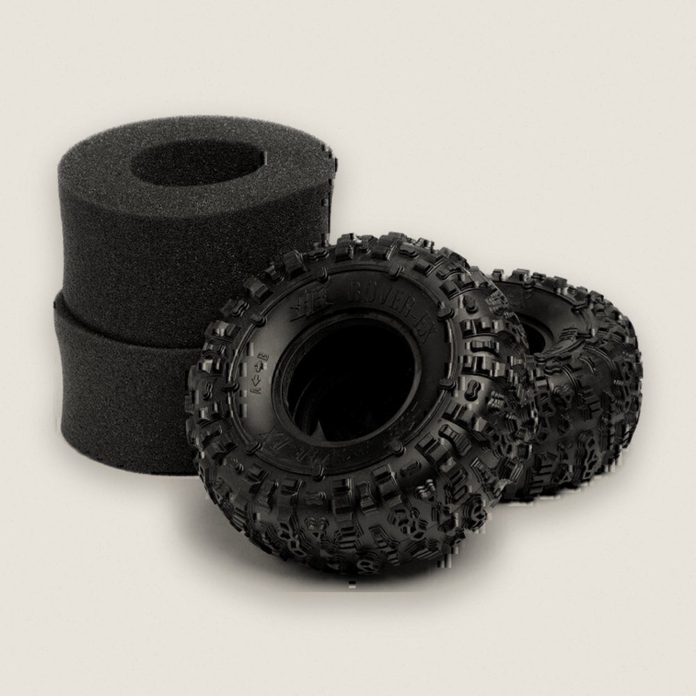 Rover-Ex 2.2 Rock Crawler Tires, Pink Compound (2) - HPI