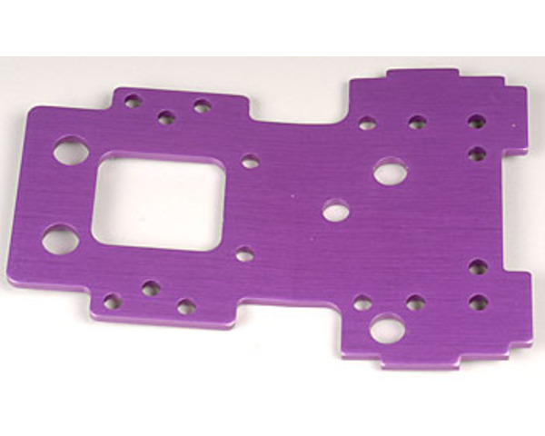 Bulkhead Lower Plate 2.5mm Purple Savage 21