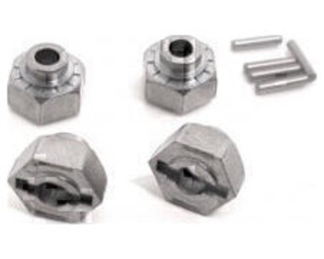 HPI Racing Hex Wheel Hub 12mm Silver (4)