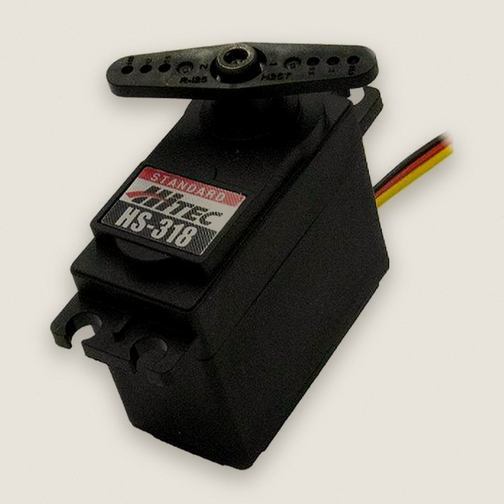 Standard Voltage Resin Servo HS-318 - Hitec/RCD