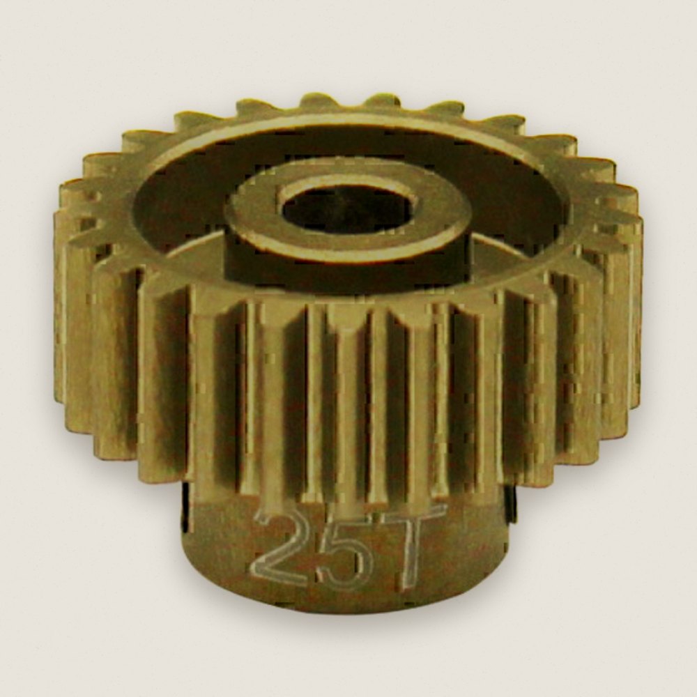 Pinion Gear, 25t 48p Hard Anodized 7075 - Hot Racing