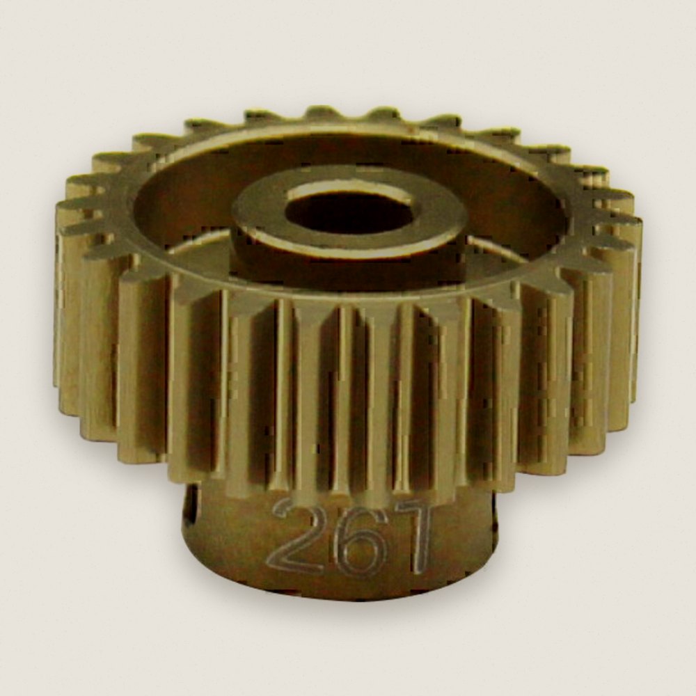 Pinion Gear, 26t 48p Hard Anodized 7075 - Hot Racing