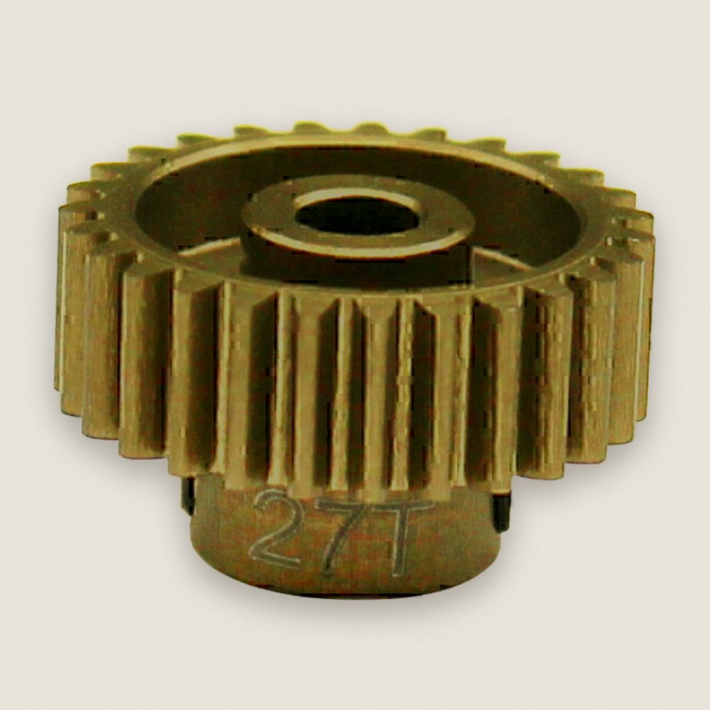 Pinion Gear, 27t 48p Hard Anodized 7075 - Hot Racing
