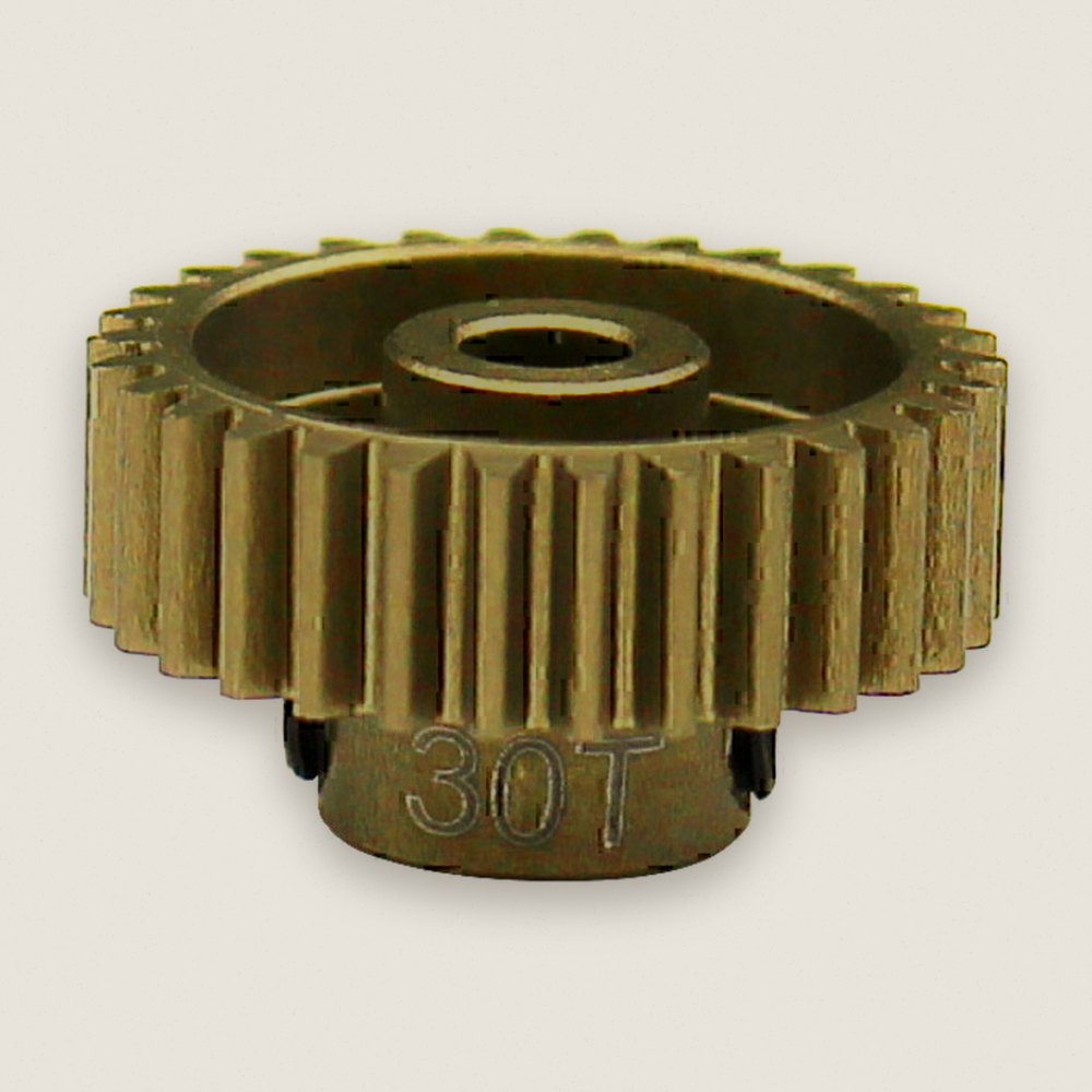 Pinion Gear, 30t 48p Hard Anodized 7075 - Hot Racing
