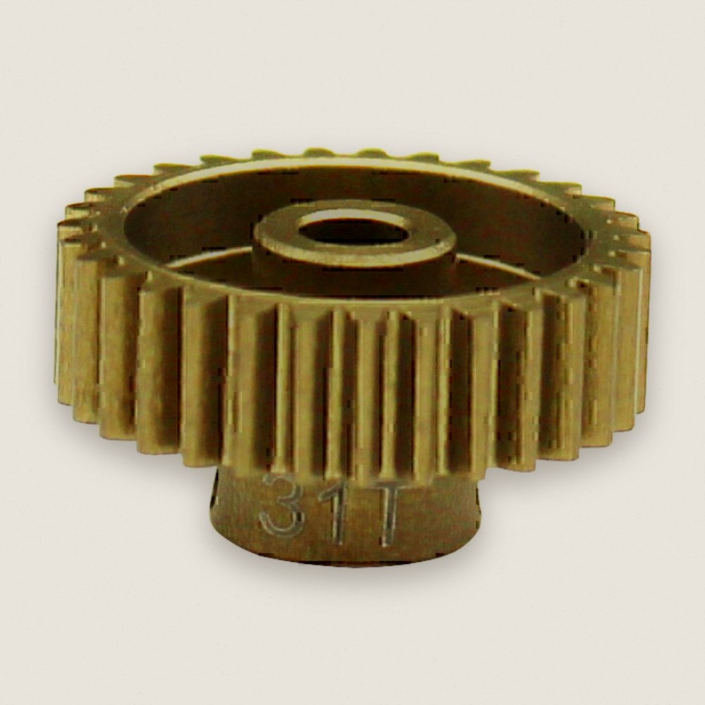 Pinion Gear, 31t 48p Hard Anodized 7075 - Hot Racing