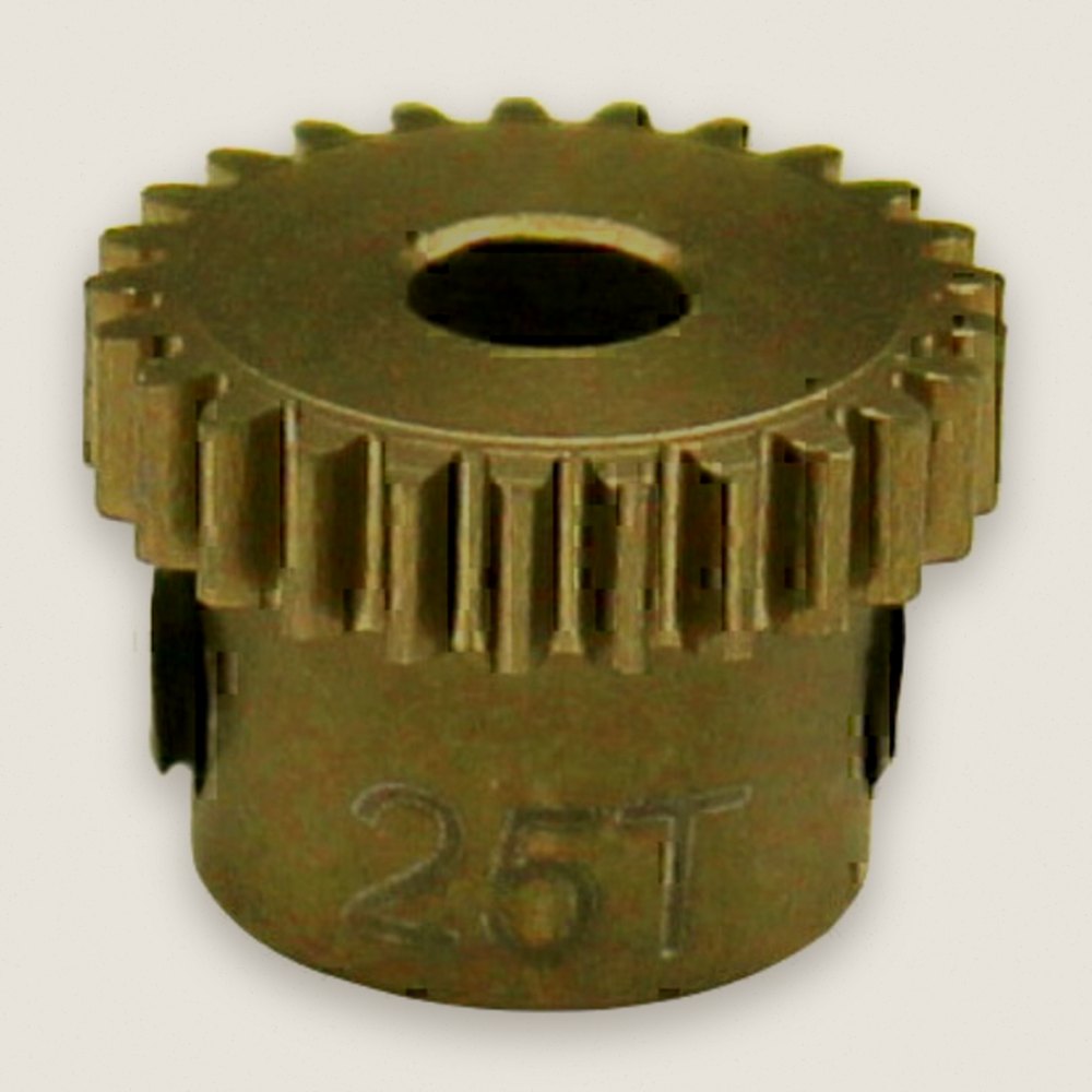Pinion Gear, 25t 64p Hard Anodized 7075 - Hot Racing