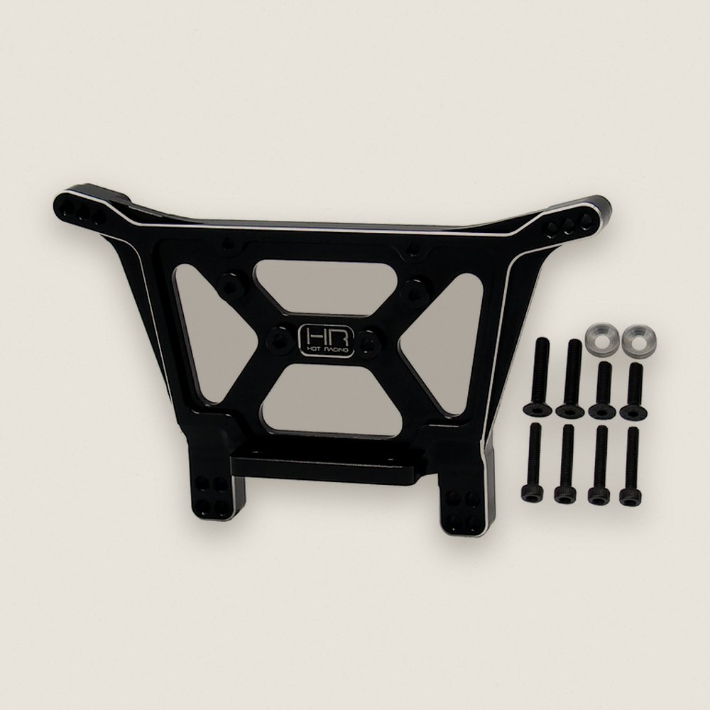 Shock Tower, Rear Black Aluminum for 2WD EHD - Hot Racing
