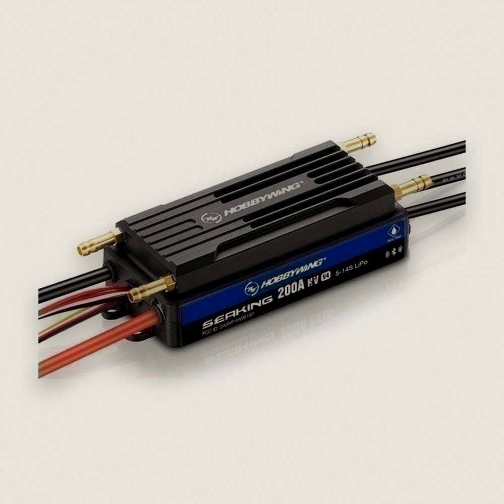 High-Voltage V4 Esc, Seaking 200a, 5-14s - Hobbywing