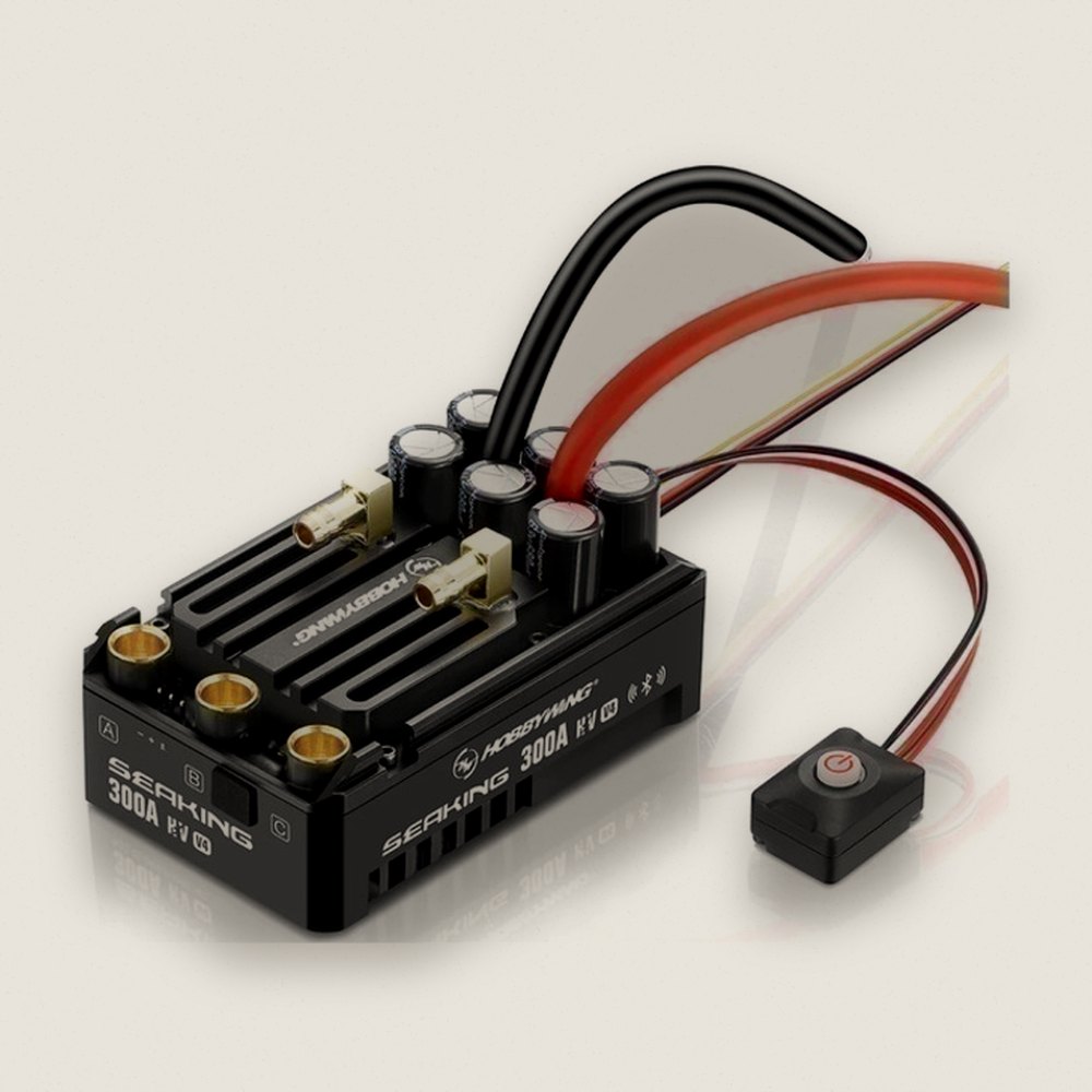 High-Voltage V4 Esc, Seaking 300a, 5-14s - Hobbywing