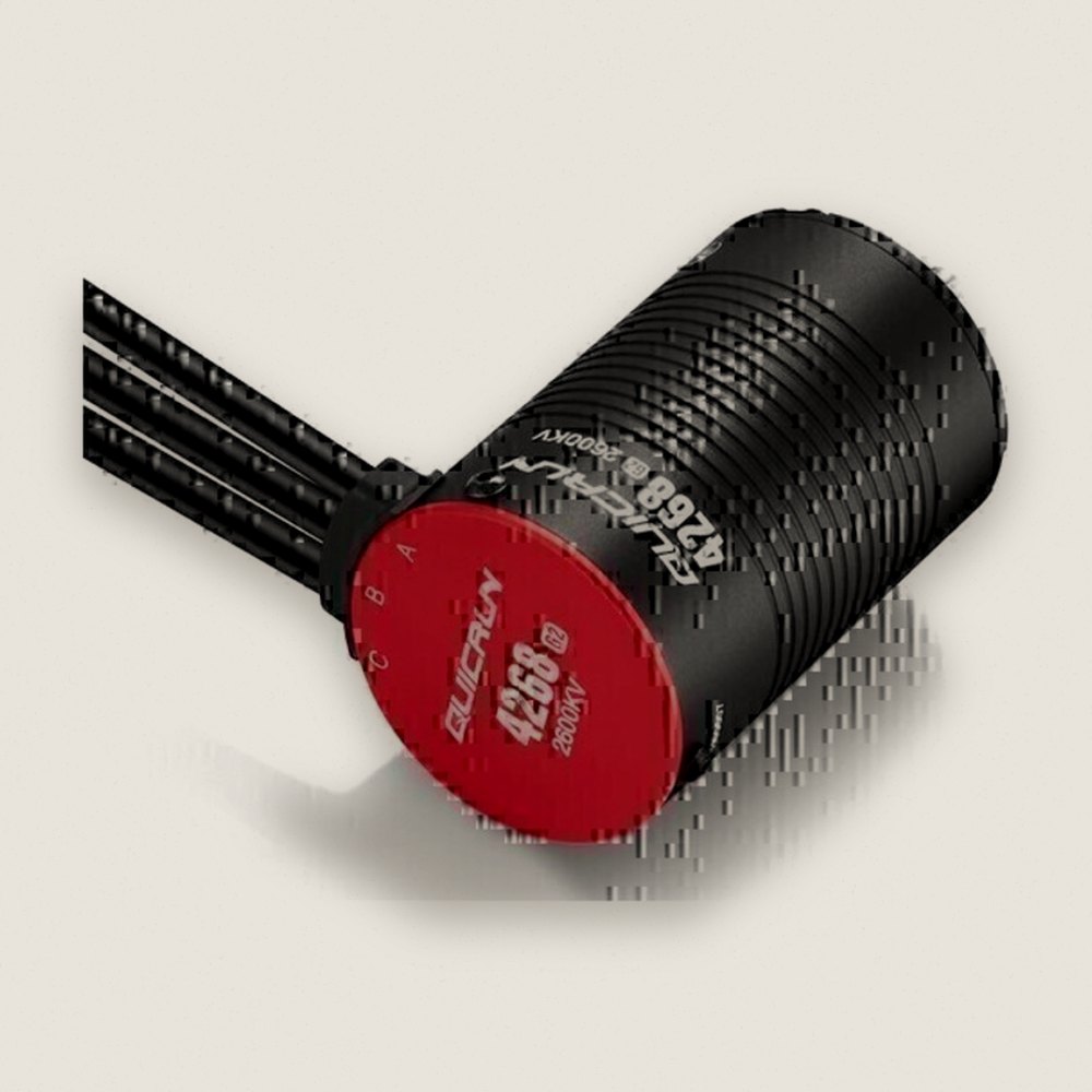 Black G2 Motor, Quicrun 4268sl 2600kv - Hobbywing