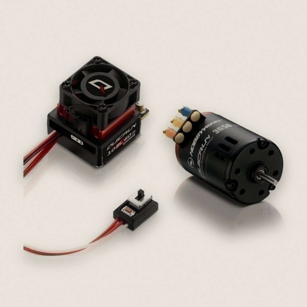 Esc and Motor Combo, Quicrun 10bl60 Sd G2 with Qr3650 Sd 10.5t G2, 2s - Hobbywing