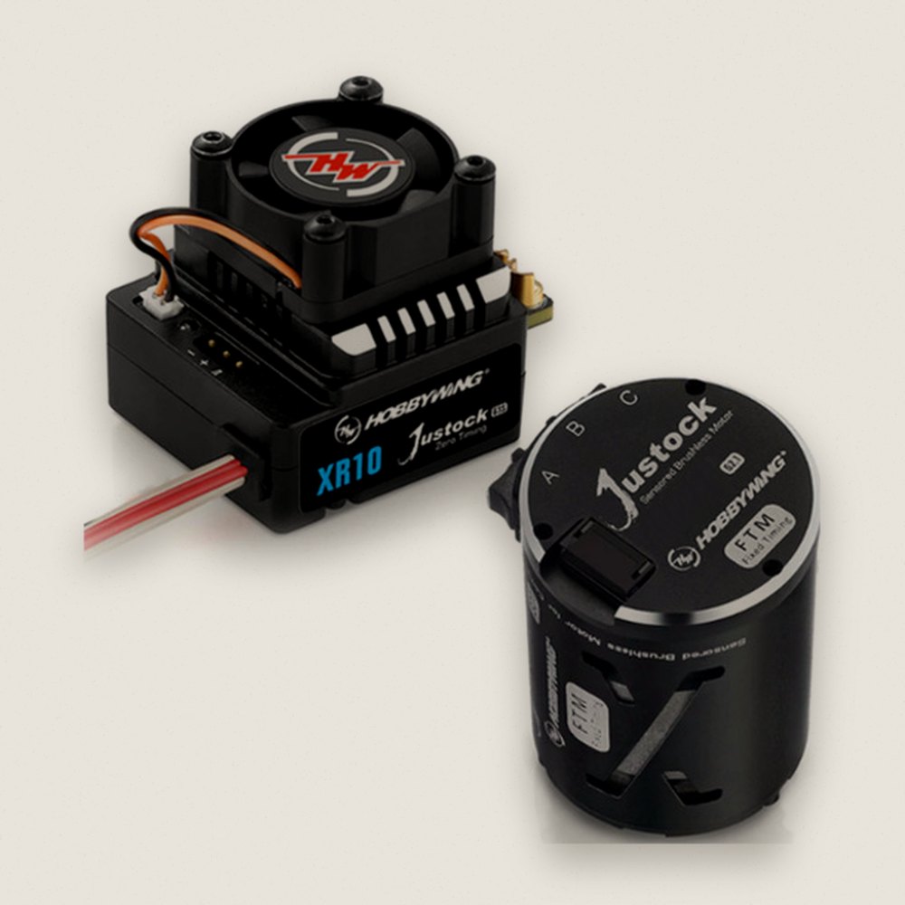 Combo, Xerun Xr10 Justock G3s with Js6 G2.1 Motor 21.5t - Hobbywing