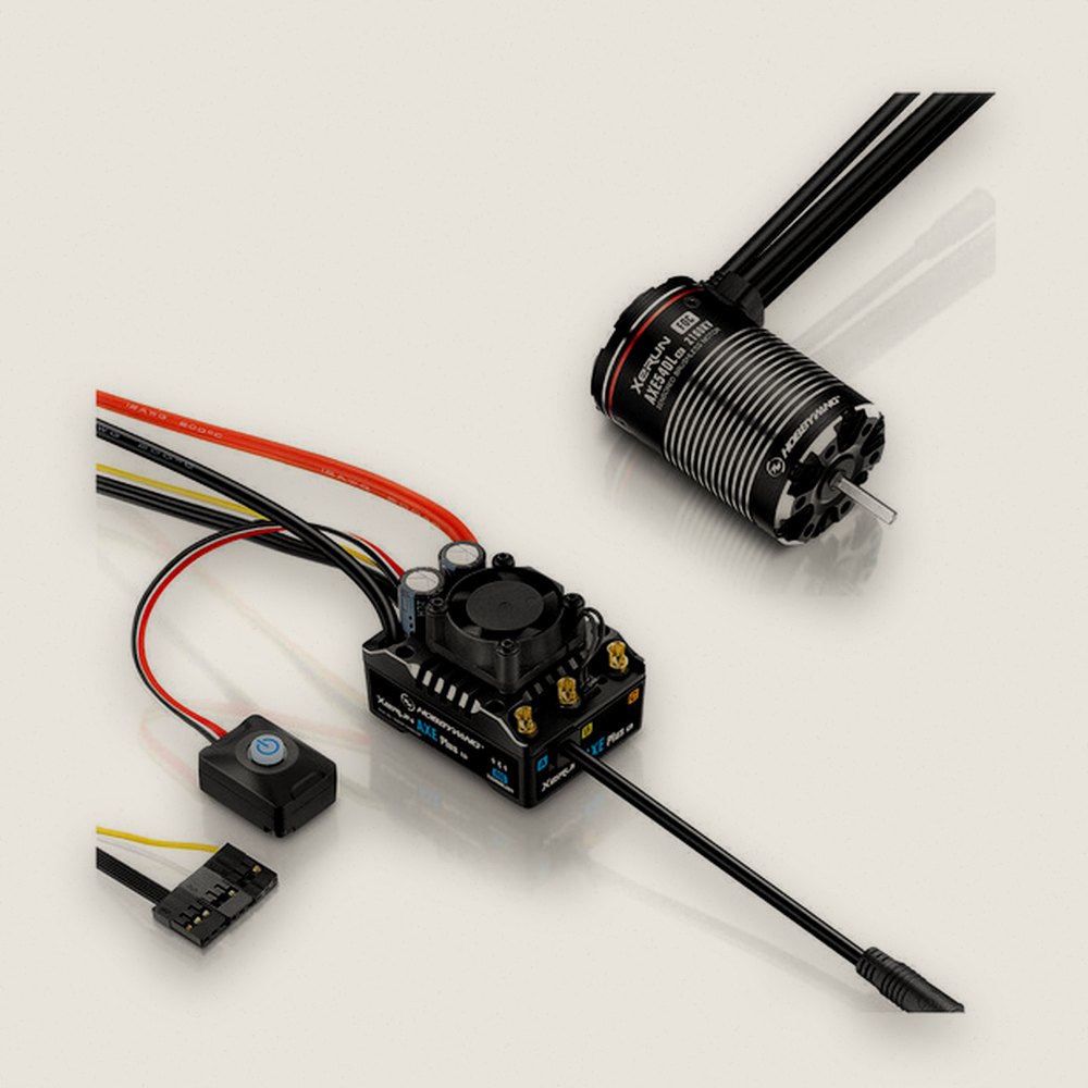 Combo, Xerun Axe R3 Esc with 540 R2 Motor 2300kv, 2-4s, Compact Can S - Hobbywing