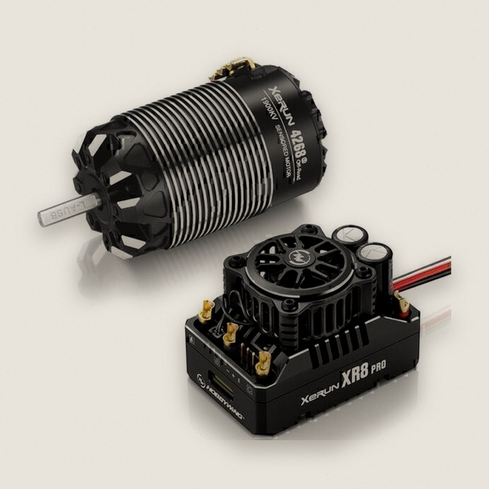 Combo, Xerun Xr8 Pro G3 Esc with 4268sd G3 Motor 1900kv, 4s - Hobbywing