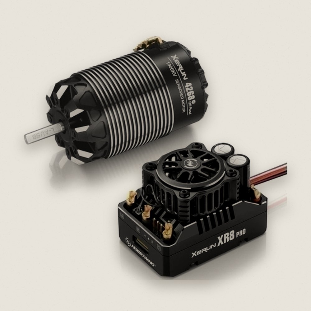 Combo, Xerun Xr8 Pro G3 Esc with 4268sd G3 Motor 2200kv, 4s - Hobbywing