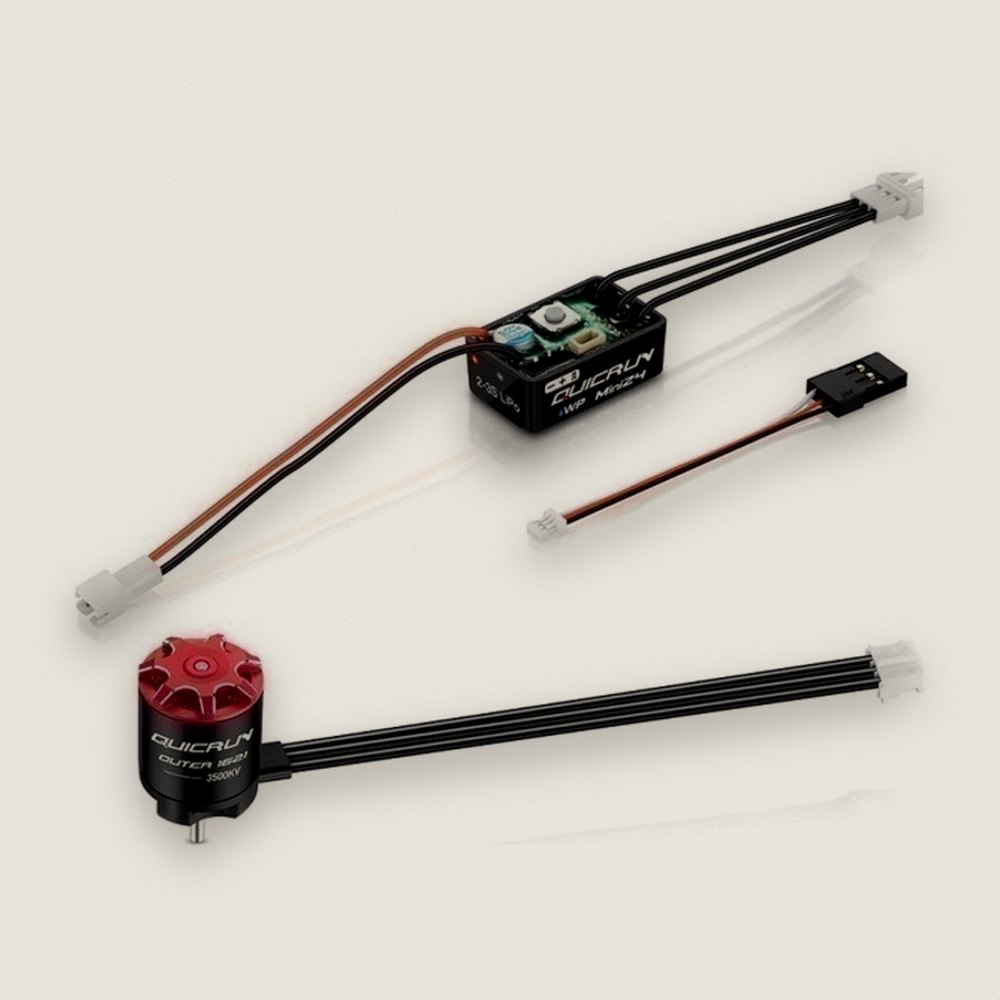 Combo, Quicrun Wp Mini24 Esc with 1621sl Motor 3500kv - Hobbywing