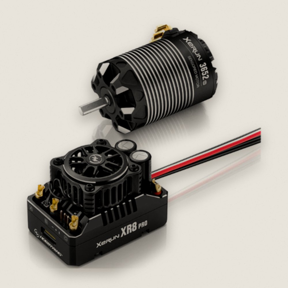 Combo, Xerun Xr8 Pro G3 Esc with 3652sd G3 Motor 4500kv, 2s - Hobbywing